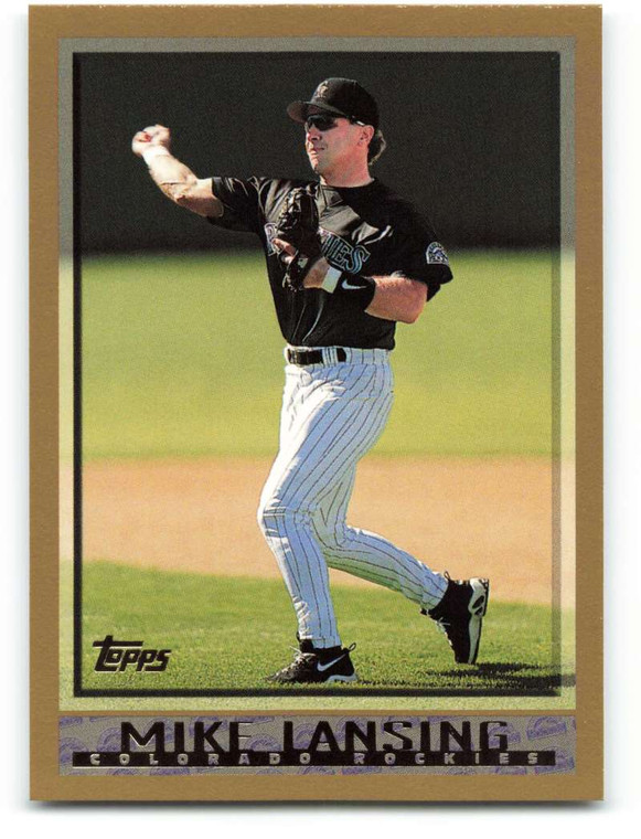 1998 Topps #459 Mike Lansing VG Colorado Rockies 