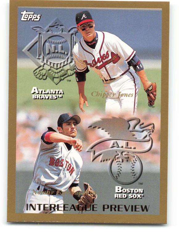 SOLD 65712 1998 Topps #481 Chipper Jones/Nomar Garciaparra IL VG Atlanta Braves/Boston Red Sox 