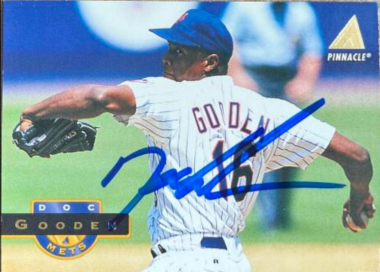 Dwight Gooden Autographed 1994 Pinnacle #62