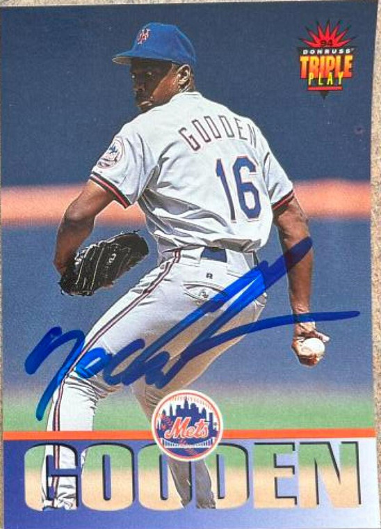 Dwight Gooden Autographed 1994 Triple Play #143