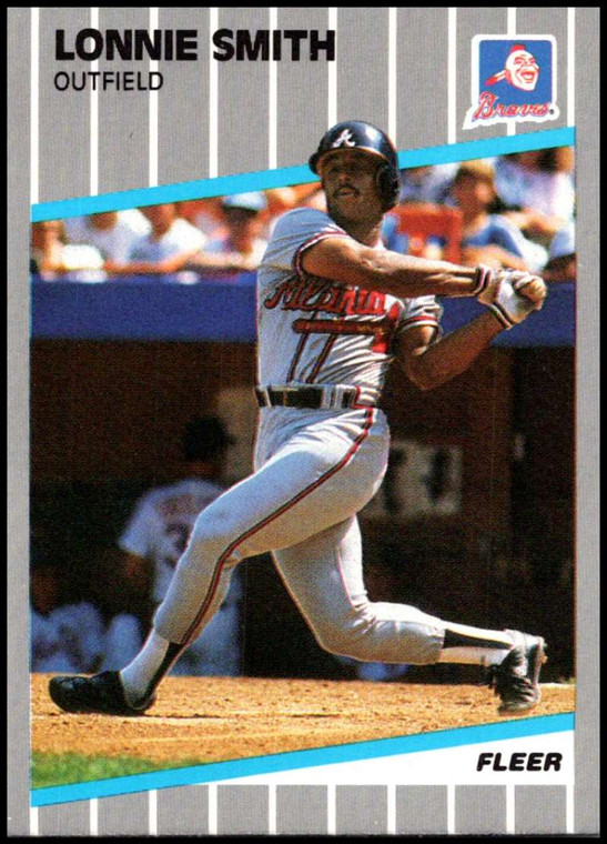 1989 Fleer Update #U-74 Lonnie Smith NM-MT Atlanta Braves 