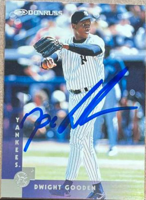 Dwight Gooden Autographed 1997 Donruss #154