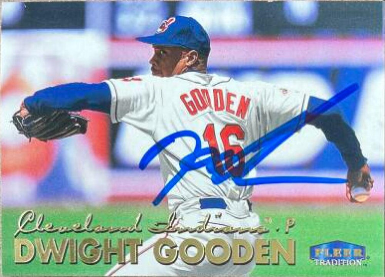 Dwight Gooden Autographed 1999 Fleer Tradition #461