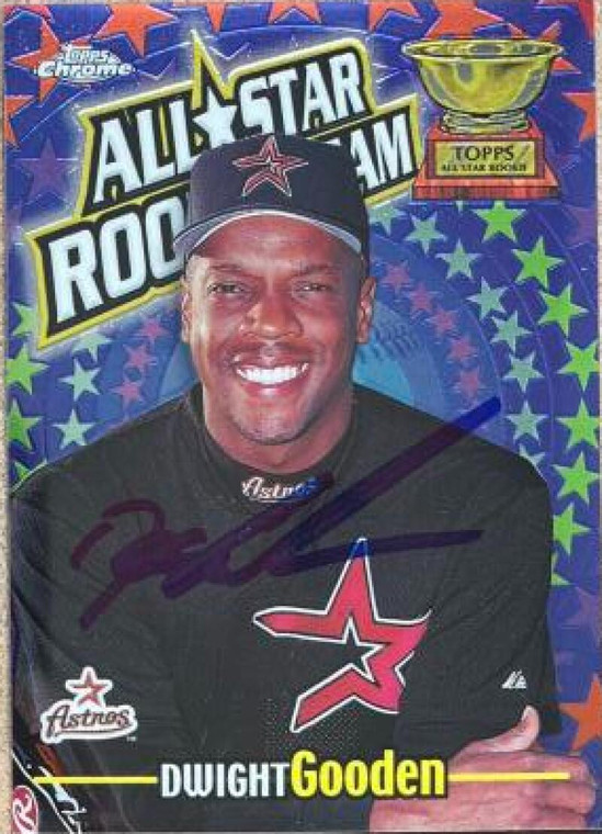 Dwight Gooden Autographed 2000 Topps Chrome All-Star Rookie Team #RT9