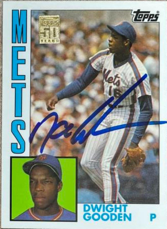 Dwight Gooden Autographed 2001 Topps Traded & Rookies #T109