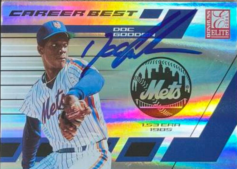 Dwight Gooden Autographed 2004 Donruss Elite #CB-12 LE/1000