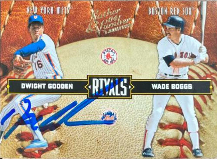 Dwight Gooden Autographed 2004 Donruss Leather & Lumber - Rivals #LLR-14 LE/2499