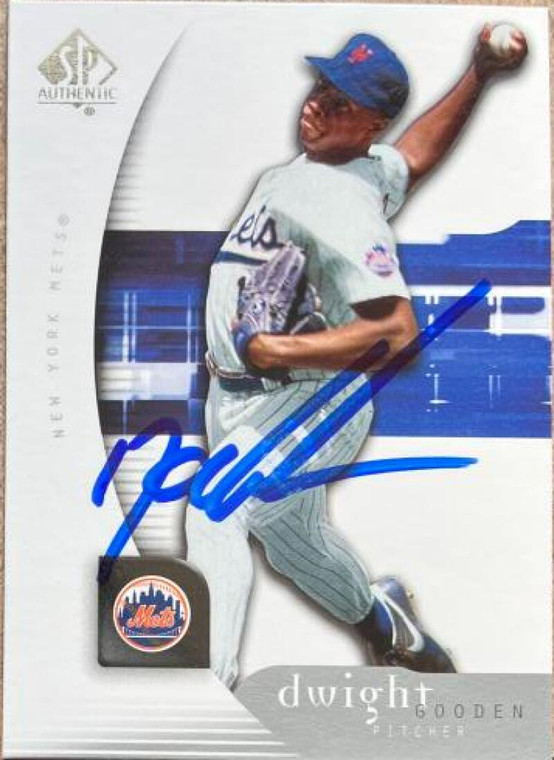 Dwight Gooden Autographed 2005 SP Collection -SP Authentic #34