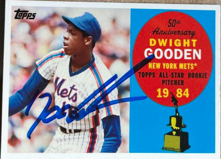 Dwight Gooden Autographed 2008 Topps - All-Rookie Team 50th Anniversary #AR3 