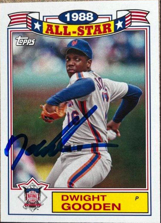 Dwight Gooden Autographed 2014 Topps Archives - 1987 Topps All-Stars #87-DG 