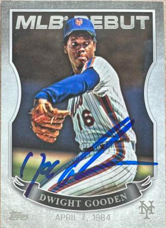 Dwight Gooden Autographed 2016 Topps - MLB Debut Silver #MLBD-14 