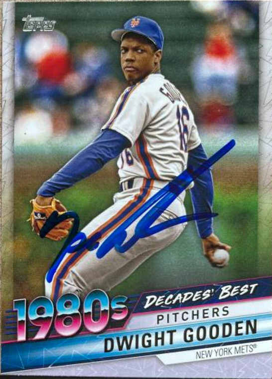 Dwight Gooden Autographed 2020 Topps - Decades' Best (Series 2) #DB-63 