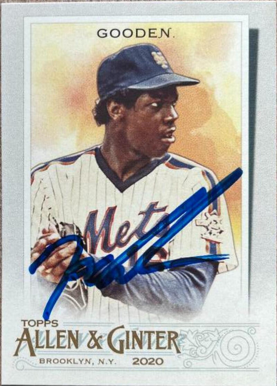 Dwight Gooden Autographed 2020 Topps Allen & Ginter #314 SP