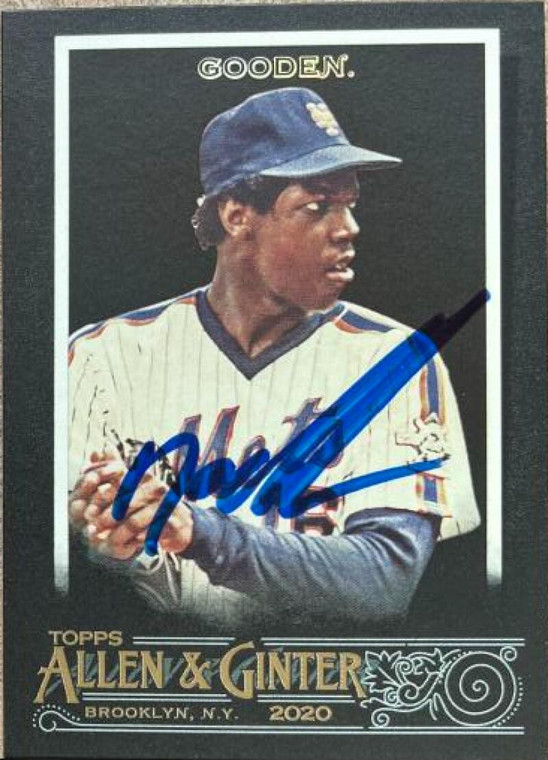 Dwight Gooden Autographed 2020 Topps Allen & Ginter X #314 SP