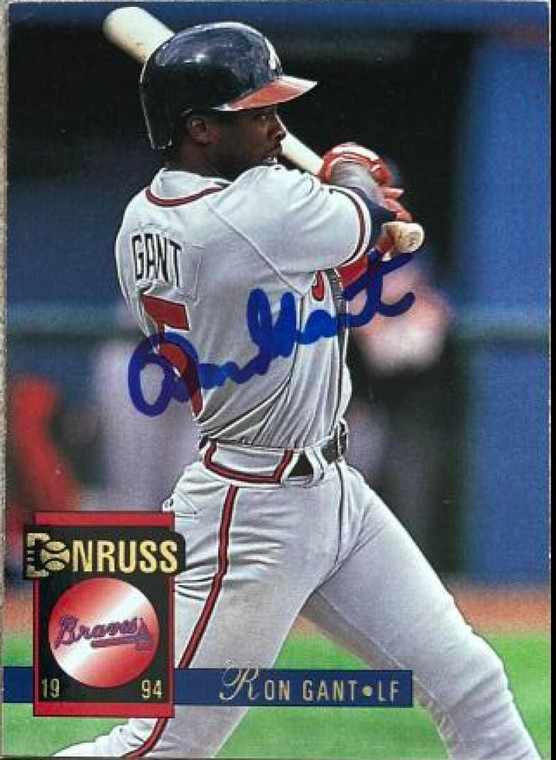 Ron Gant Autographed 1994 Donruss #34