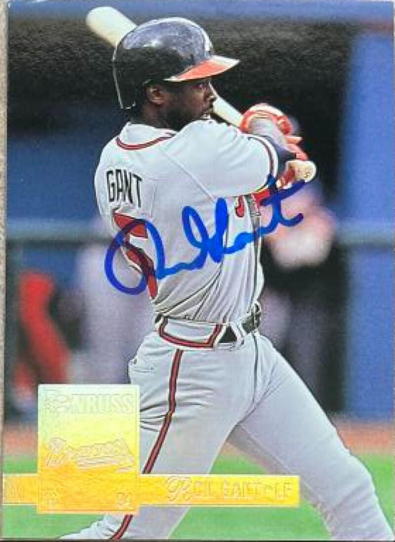 Ron Gant Autographed 1994 Donruss Special Edition #34