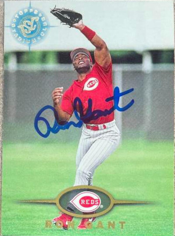 Ron Gant Autographed 1995 Stadium Club #528