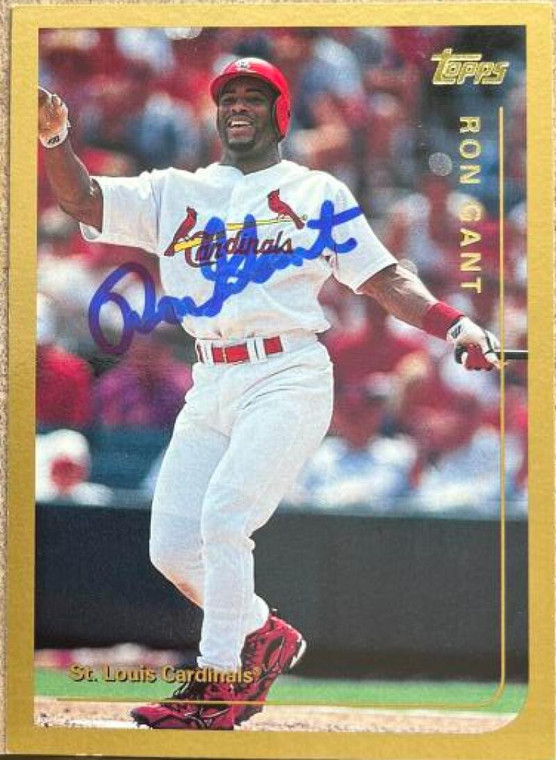 Ron Gant Autographed 1999 Topps #131