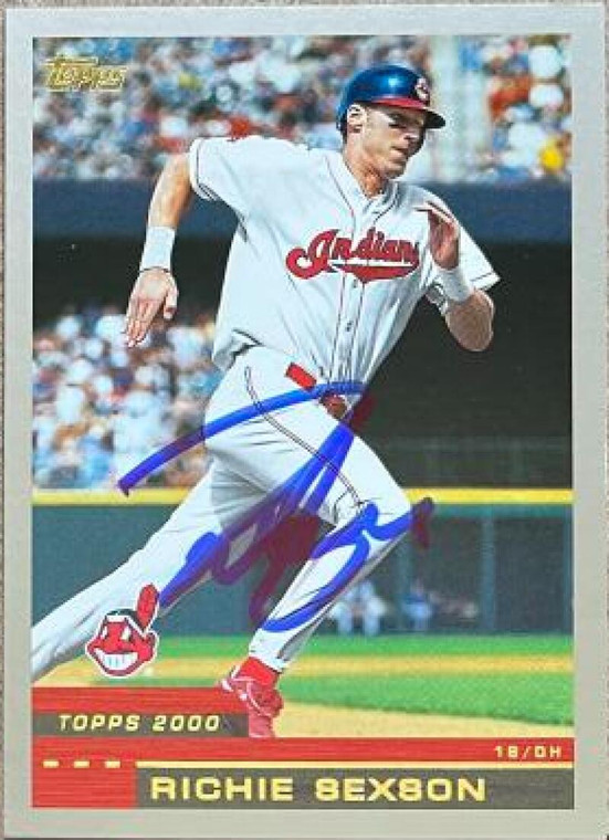 Richie Sexson Autographed 2000 Topps #315