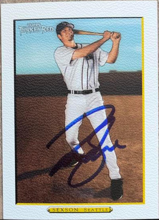 Richie Sexson Autographed 2005 Topps Topps Turkey Red - White #30