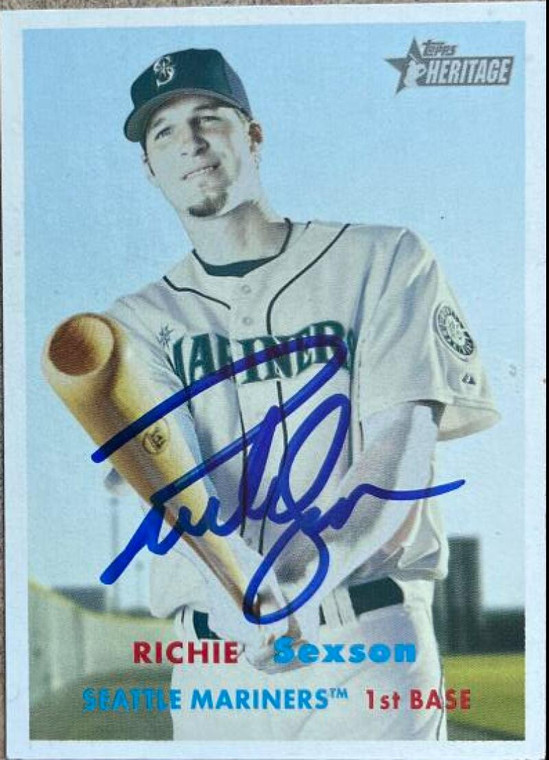 Richie Sexson Autographed 2006 Topps Heritage #305 SP