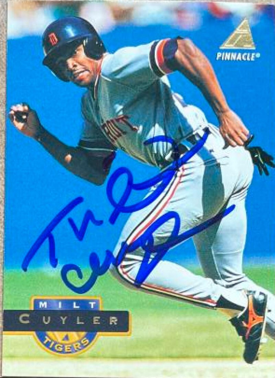 Milt Cuyler Autographed 1994 Pinnacle #359