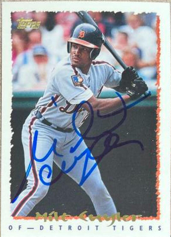 Milt Cuyler Autographed 1995 Topps #182