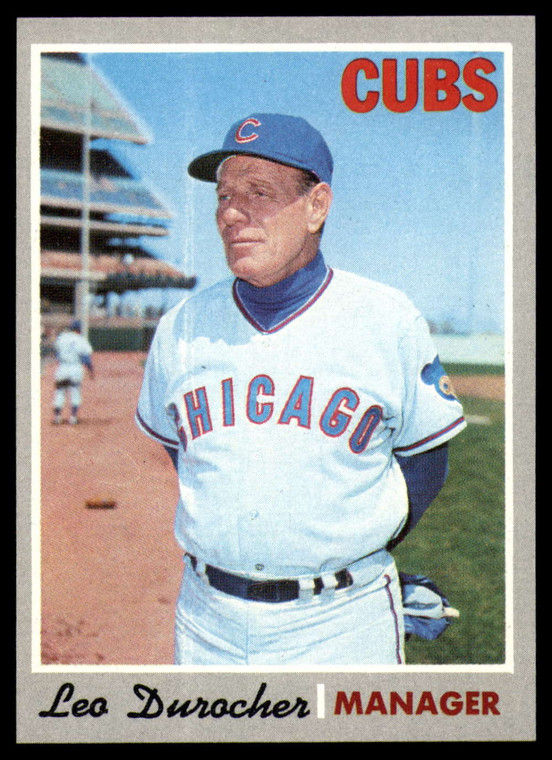 1970 Topps #291 Leo Durocher Manager VG Chicago Cubs 
