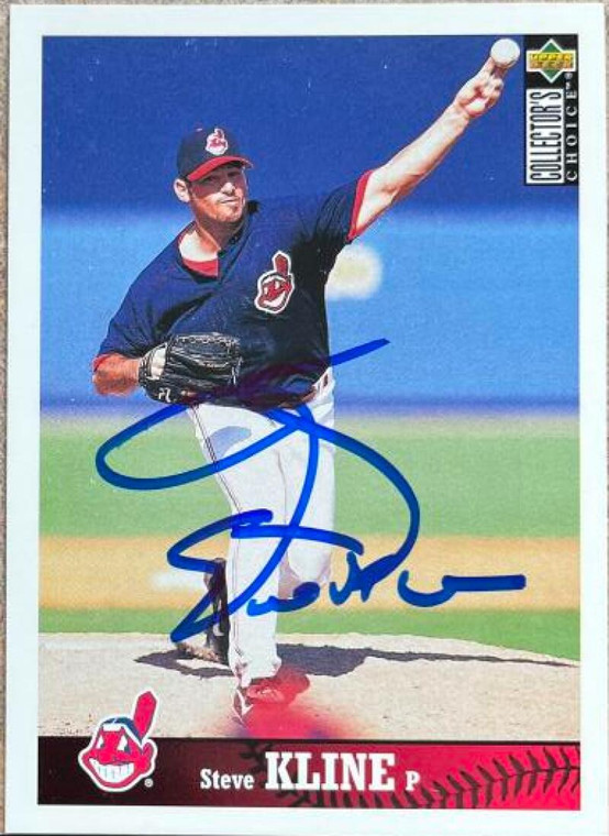 Steve Kline Autographed 1997 Collector's Choice #178