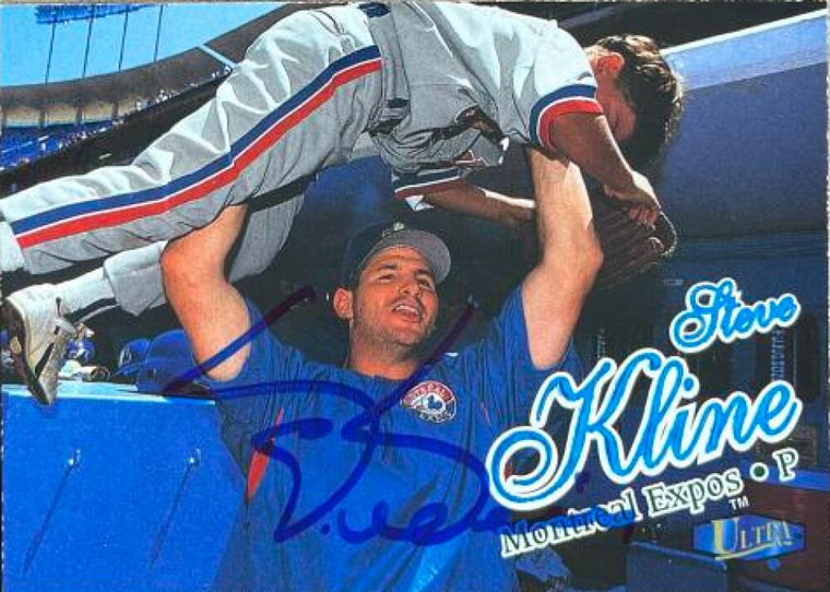 Steve Kline Autographed 1998 Fleer Ultra #171