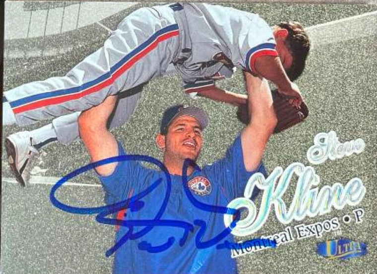 Steve Kline Autographed 1998 Fleer Ultra Gold Medallion #171G