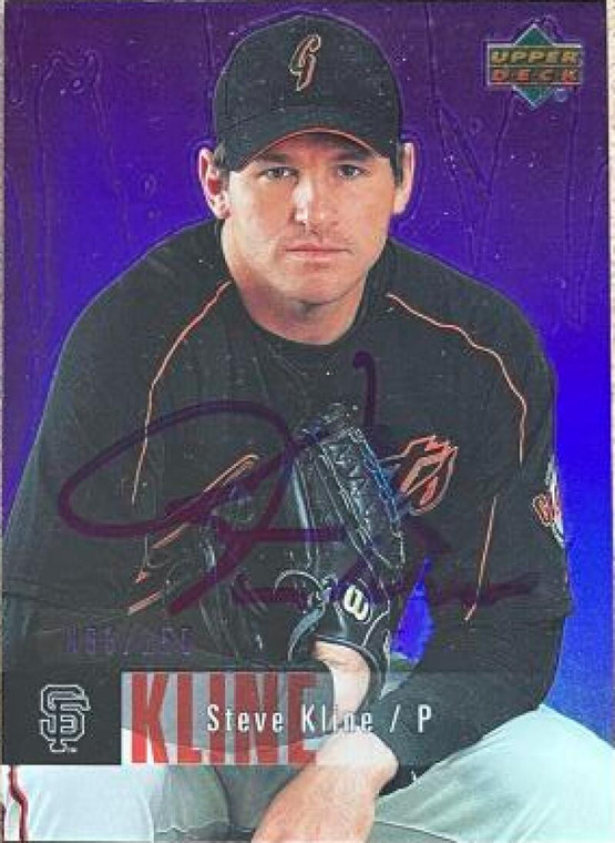 Steve Kline Autographed 2006 Upper Deck Special F/X Purple #795 LE/150