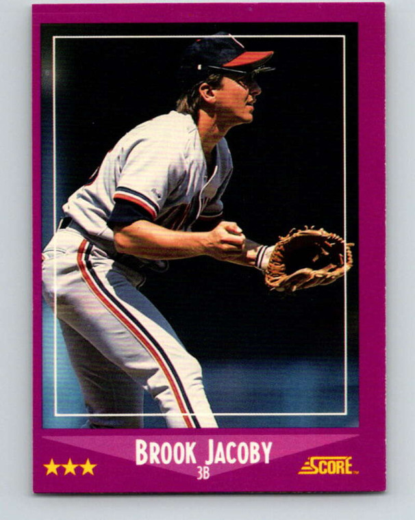 1988 Score #39 Brook Jacoby VG Cleveland Indians 
