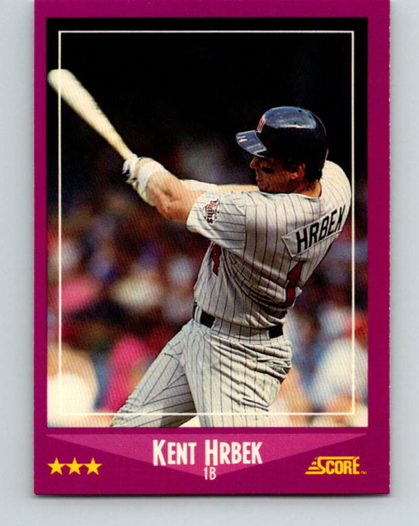 1988 Score #43 Kent Hrbek VG Minnesota Twins 