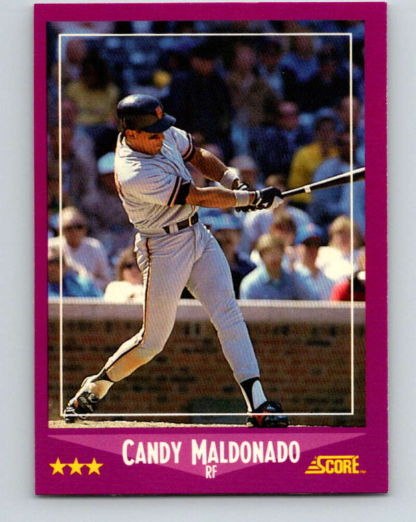 1988 Score #54 Candy Maldonado VG San Francisco Giants 