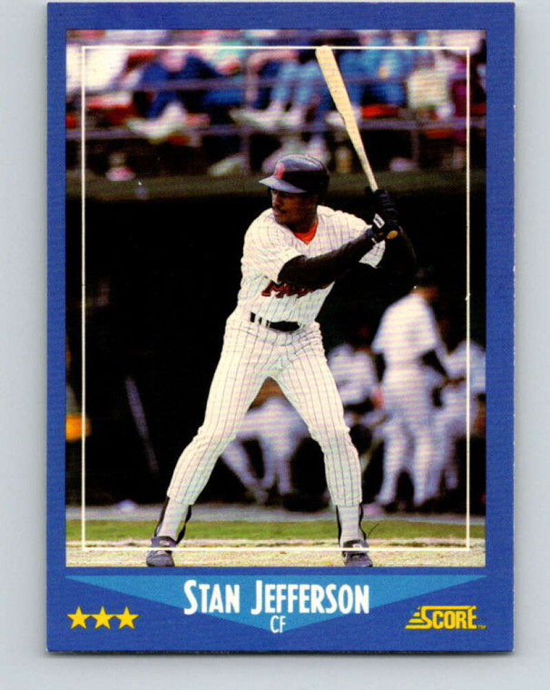 1988 Score #114 Stan Jefferson VG San Diego Padres 