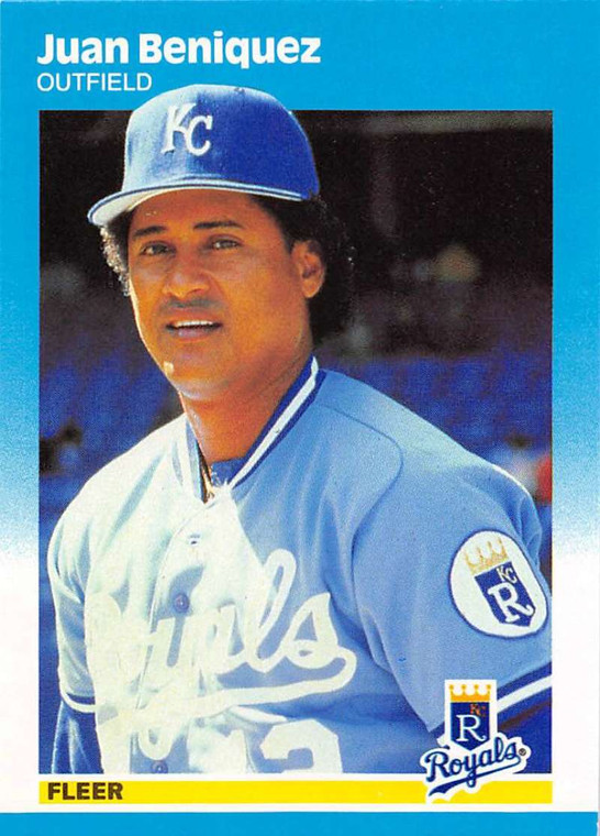 1987 Fleer Update #U-3 Juan Beniquez NM-MT Kansas City Royals 