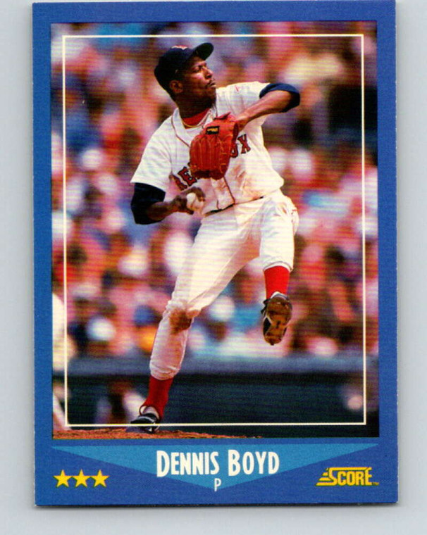 1988 Score #121 Oil Can Boyd VG Boston Red Sox 