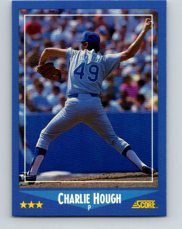 1988 Score #140 Charlie Hough VG Texas Rangers 