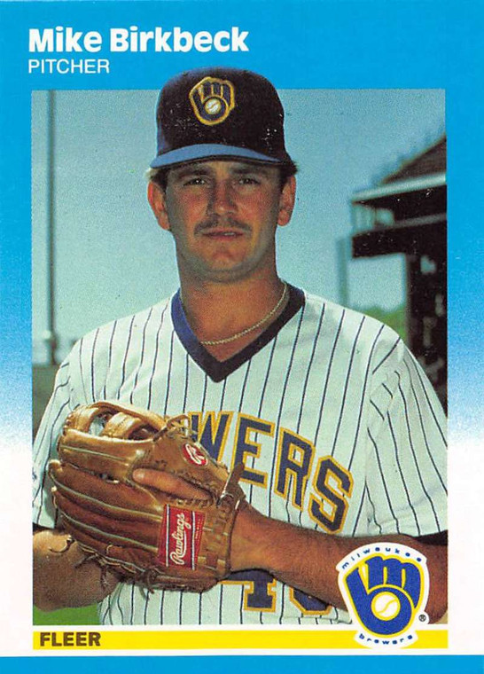 1987 Fleer Update #U-5 Mike Birkbeck NM-MT Milwaukee Brewers 