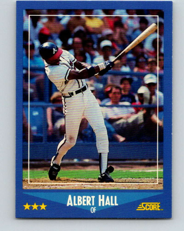 1988 Score #148 Albert Hall VG Atlanta Braves 