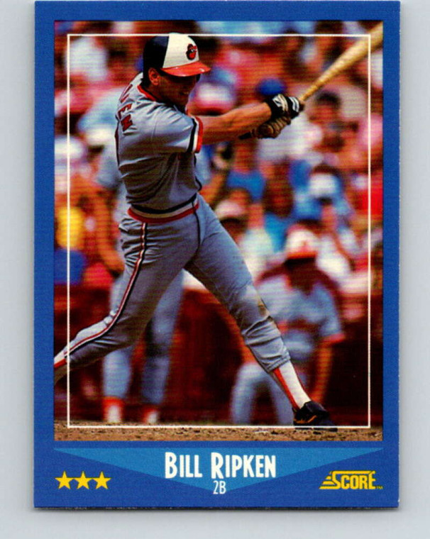 1988 Score #200 Billy Ripken VG RC Rookie Baltimore Orioles 