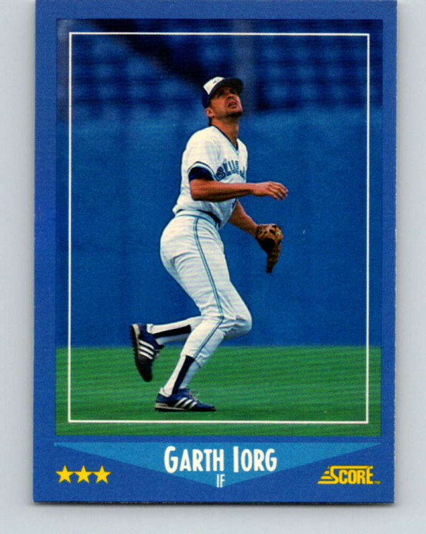 1988 Score #204 Garth Iorg VG Toronto Blue Jays 