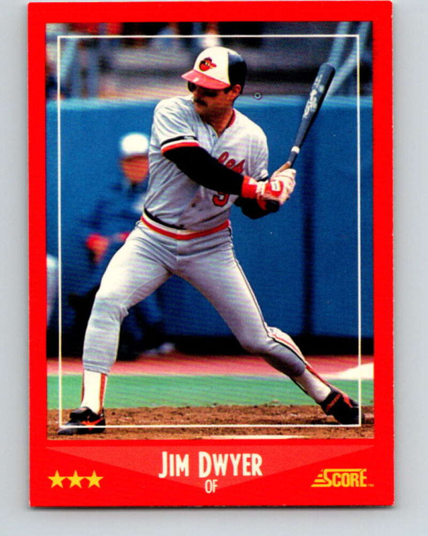 1988 Score #229 Jim Dwyer VG Baltimore Orioles 