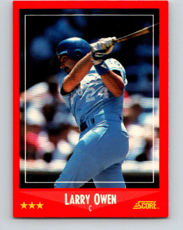 1988 Score #230 Larry Owen VG Kansas City Royals 