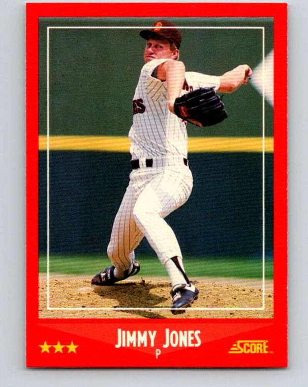 1988 Score #246 Jimmy Jones VG San Diego Padres 