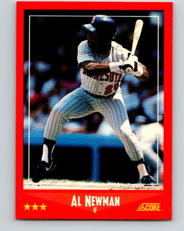 1988 Score #252 Al Newman VG Minnesota Twins 
