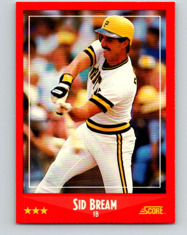 1988 Score #260 Sid Bream VG Pittsburgh Pirates 