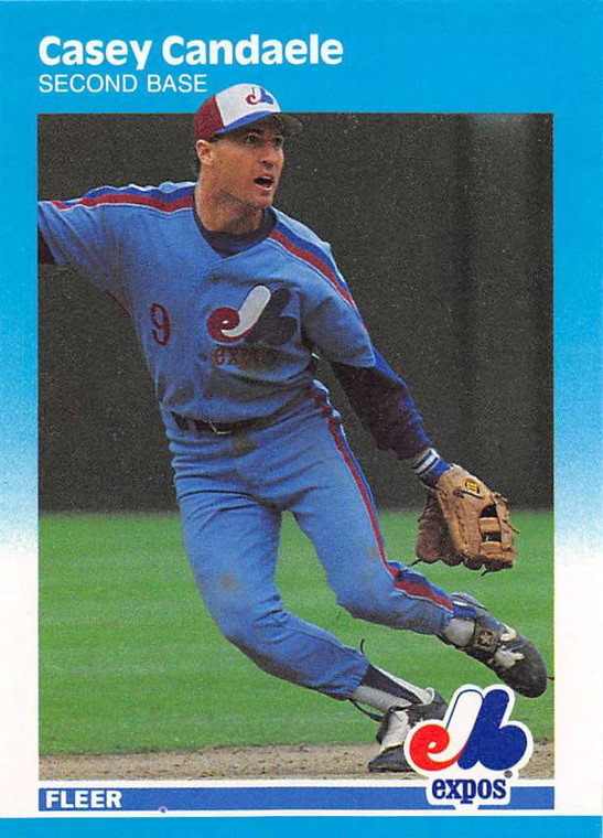 1987 Fleer Update #U-16 Casey Candaele NM-MT Montreal Expos 