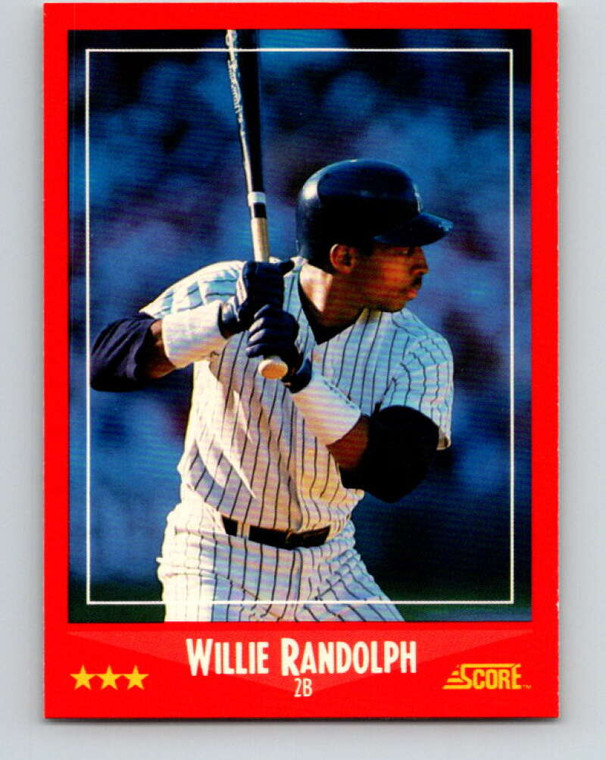 1988 Score #266 Willie Randolph VG New York Yankees 